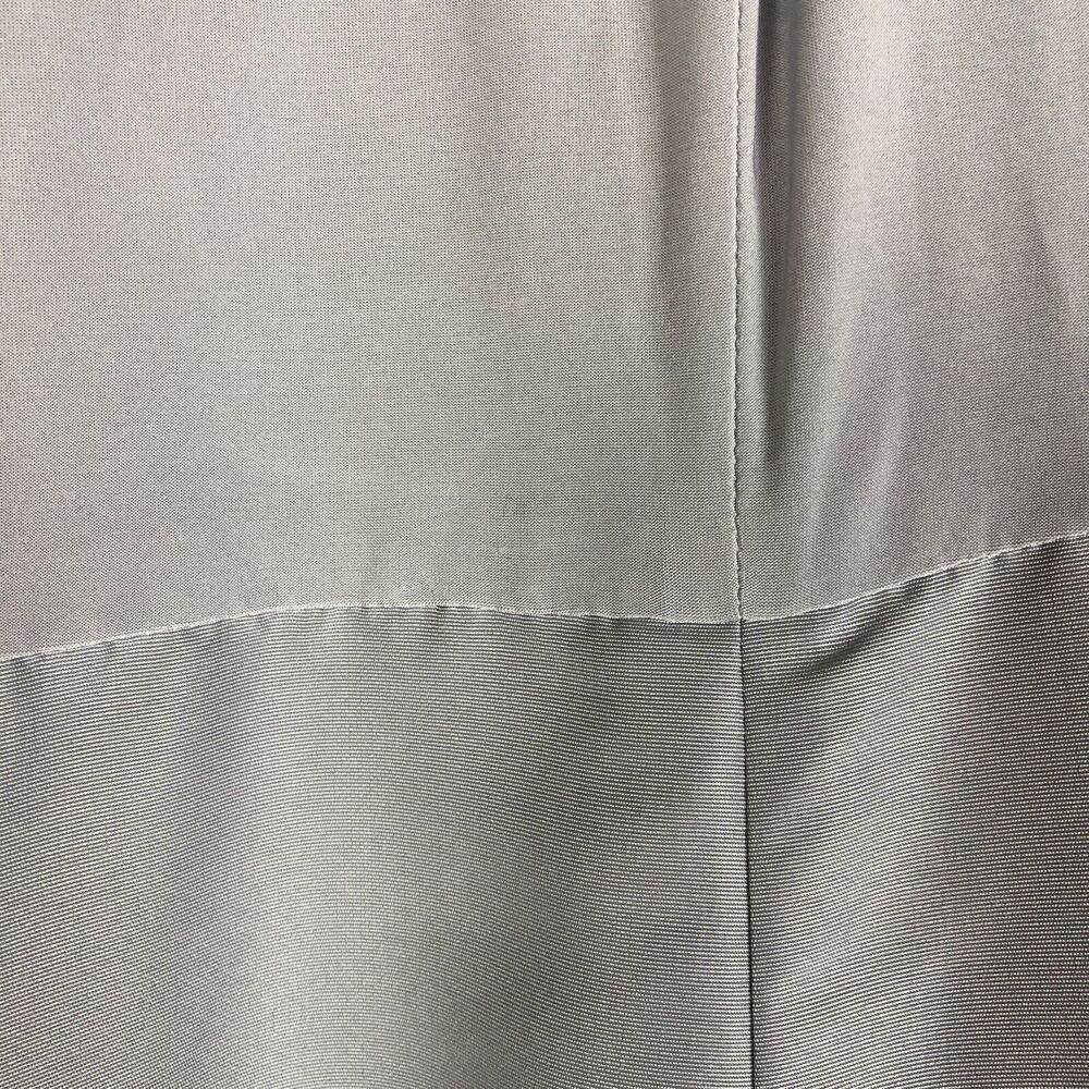 ALFRED SUNG Platinum Light Blue Jersey Sateen Mikado Long Gown with Sash Size 0 - Picture 10 of 11